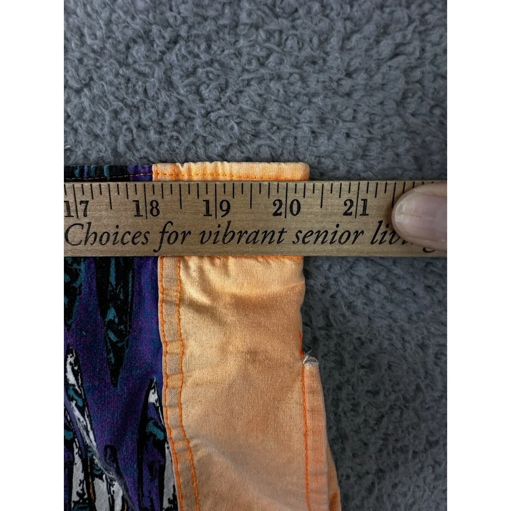 VTG Ocean Pacific OP Board Swim Trunks Mens Large Purple Orange Embroidered